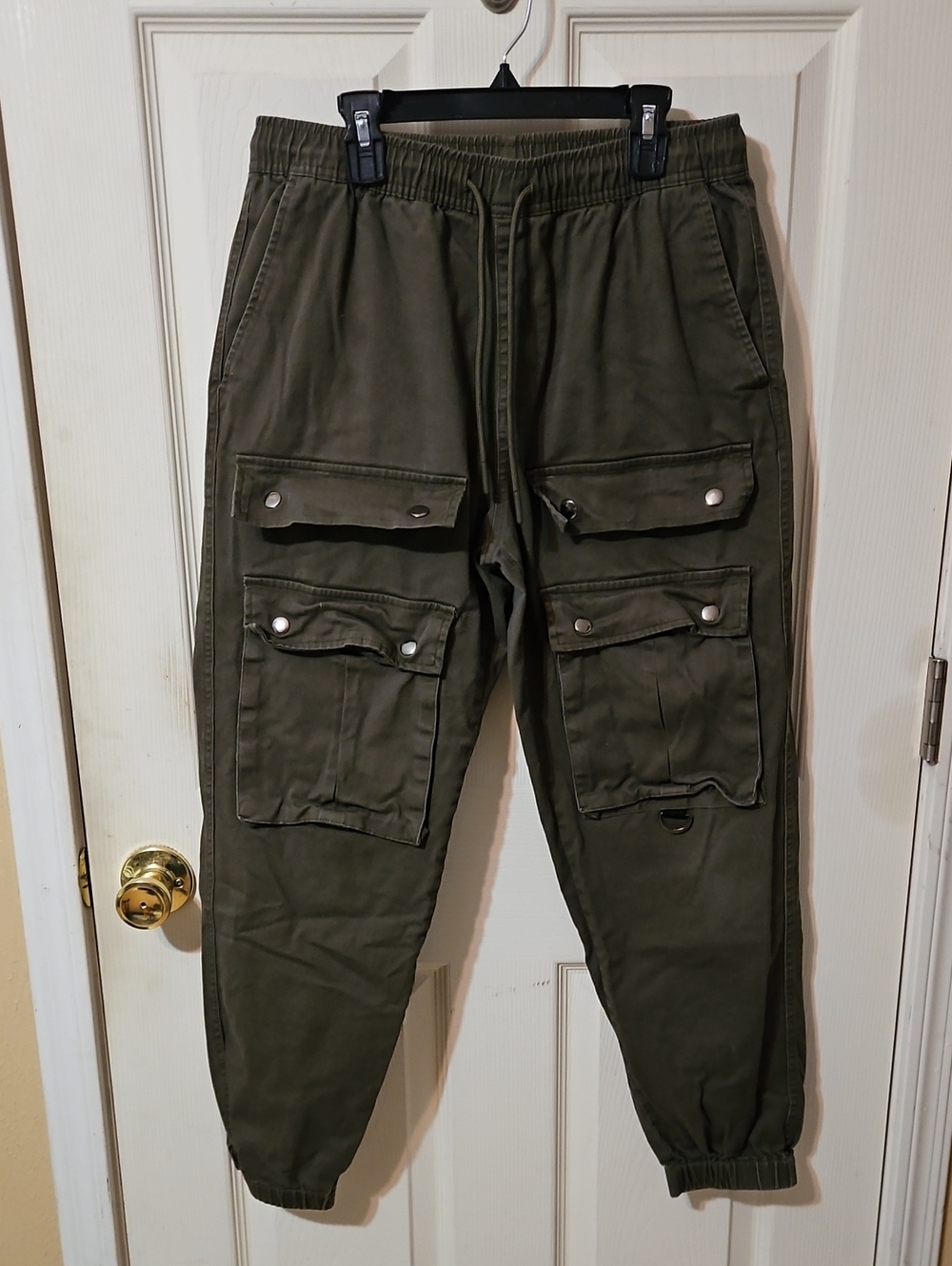 Forever 21 Olive Green Cargo Jogger Pants
